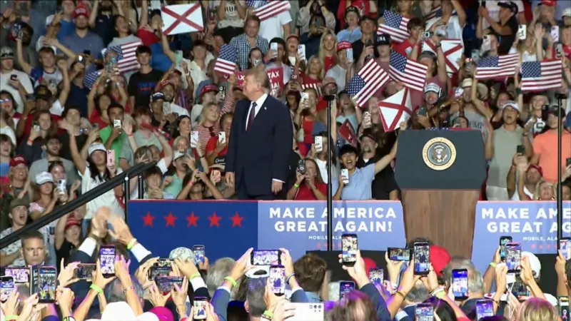 Trump hits campaign trail following weaker-than-expected jobs report