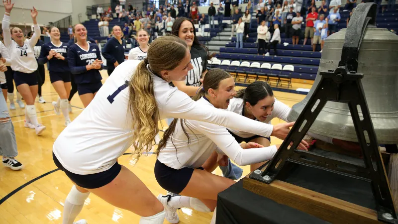 Seniors honored with four-set triumph over No. 14 Morningside