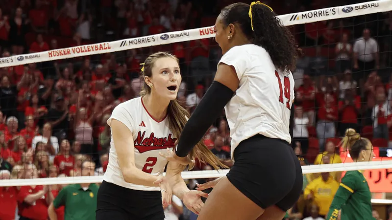 Nebraska remains No. 1 in AVCA volleyball poll