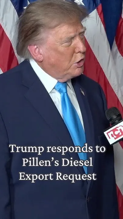 President Trump talks Diesel Exports in Grand Island #livenews #news (Video)