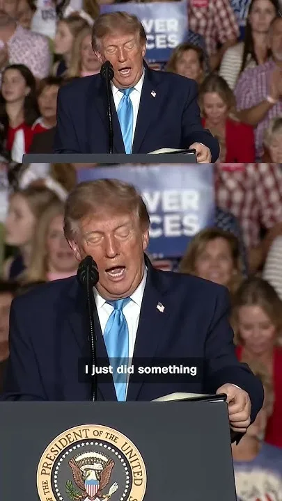 Trump Signs Executive Order Live Onstage at Nebraska Rally (Video)