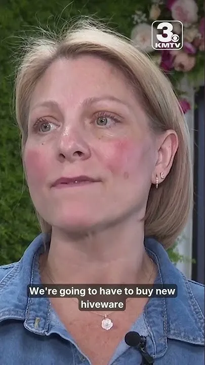 Honey store loses nearly all of its beehives to flooding (Video)