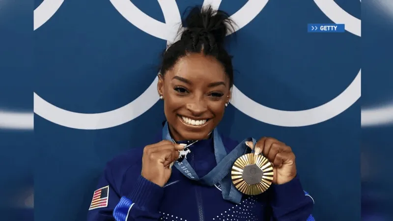 Simone Biles launches campaign to raise awareness of chronic skin condition