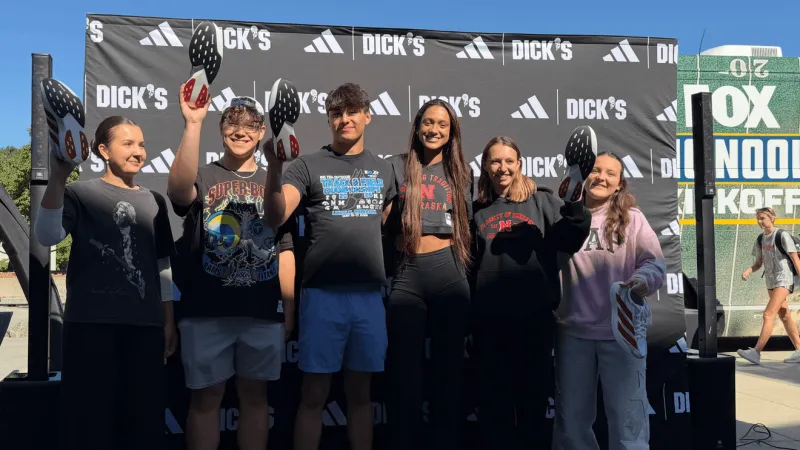 Harper Murray gives back with Adidas during FOX Big Noon Kickoff week