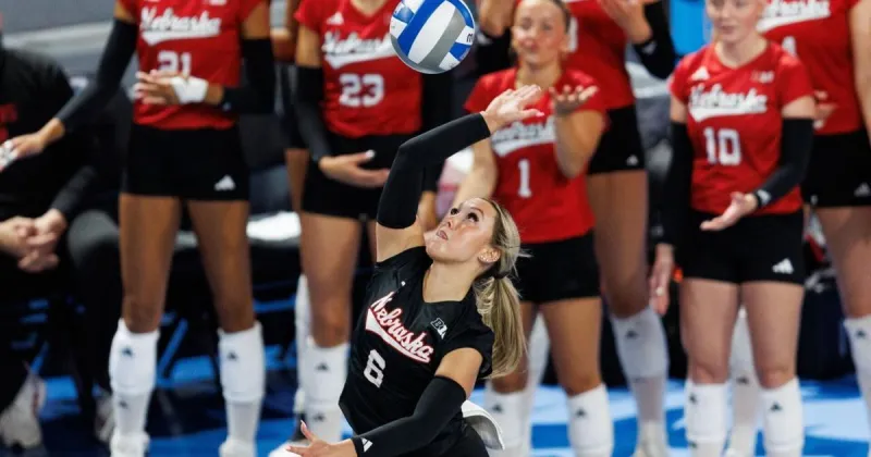 Nebraska senior Laney Choboy is making the most of her chances - one serve at a time