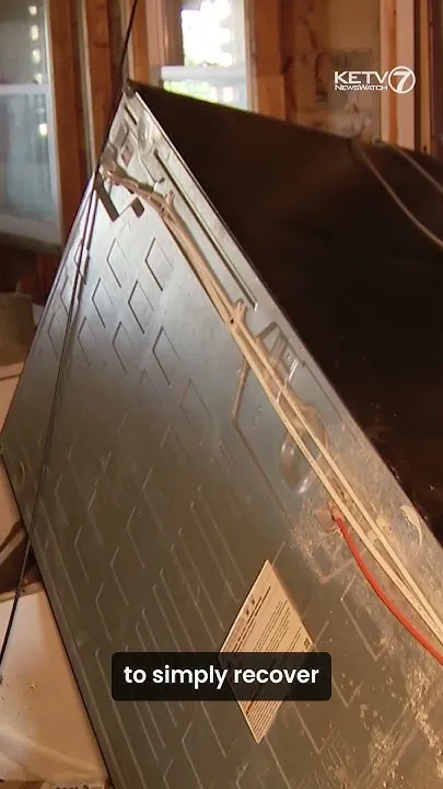 Omaha residents clean up and seek aid after recent floods (Video)