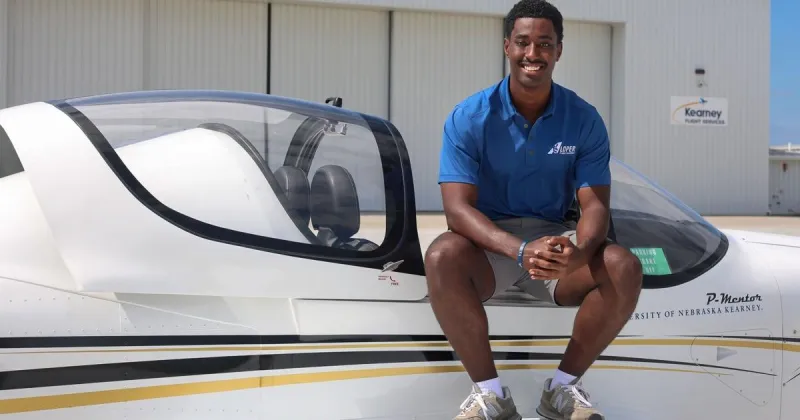 For UNK aviation student from Grand Island, the sky's the limit