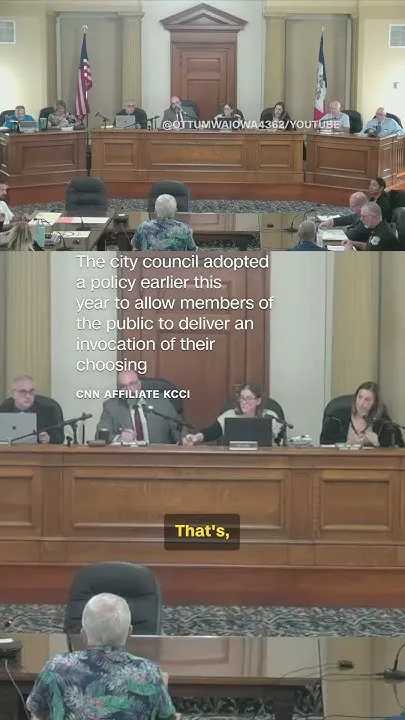 Iowa Council Invocation Ends With "Hail Satan" (Video)