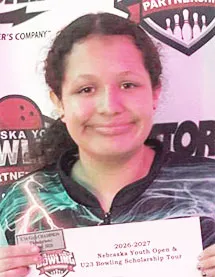 North Platte bowler wins Nebraska Youth Bowling Partnership
