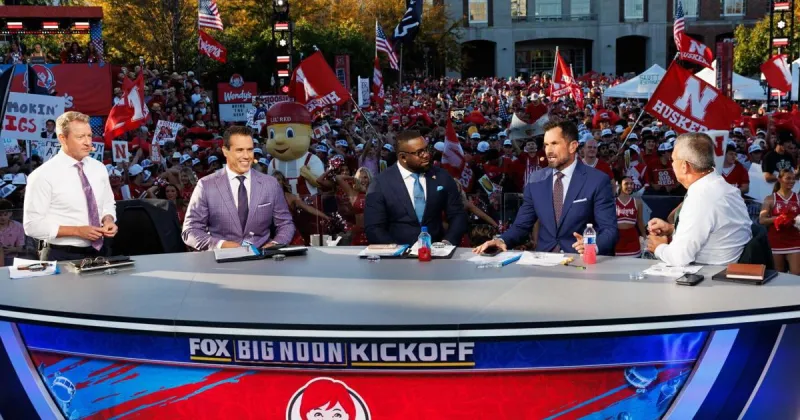 Husker fans pack campus for FOX's Big Noon Kickoff ahead of Indiana game