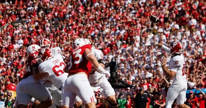 Nebraska bottled up Indiana's running backs. Two big plays uncorked the comeback