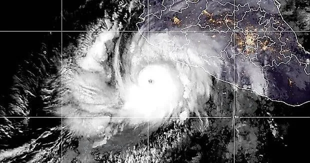 Simon strengthens into a Category 4 hurricane as it approaches Mexico's coast