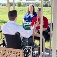 Veterans' home now has wheelchair accessible swing