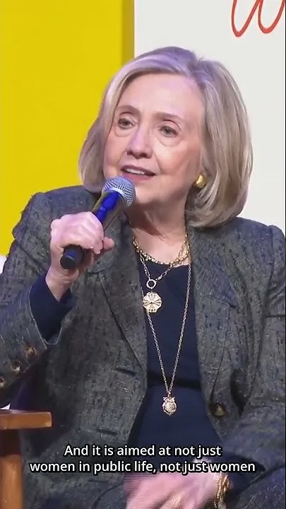 Hillary Clinton on online attacks on women (Video)