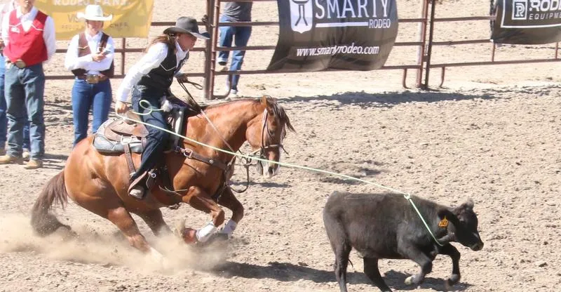 Lay Wins Breakaway Roping in Cheyenne