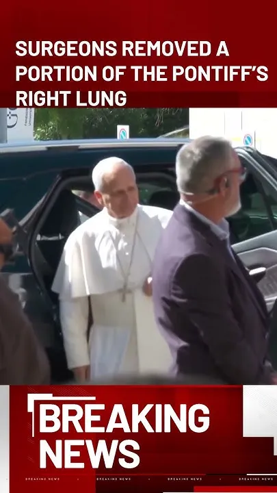 Vatican Says Pope Leo XIV Has Lung Cancer After Surgery (Video)