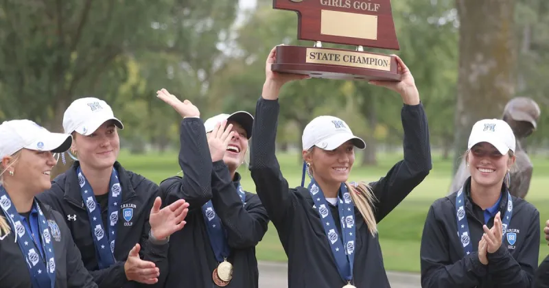 Three straight titles, one clutch finish: Marian rules Class A golf again