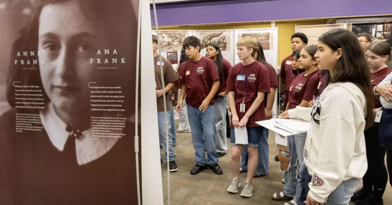 Grand Island eighth graders ready to teach peers, public about Anne Frank
