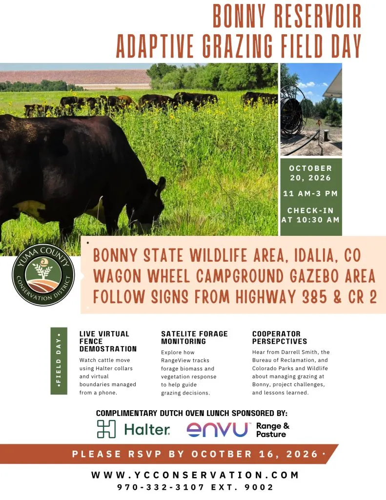 Bonny Reservoir Field Day to showcase innovative grazing technology, conservation partnership