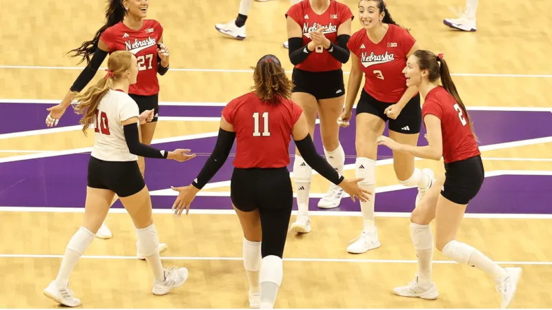 No. 1 Nebraska Tames Wildcats on Thursday