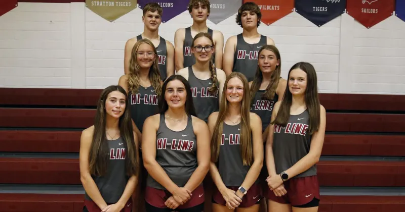 Hi-Line girls qualify for state cross country, earn runner-up Class D-5 District title