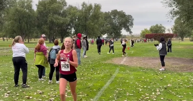 Gothenburg's Scout Bell wins District C-5 Cross Country Meet at Crandall Creek