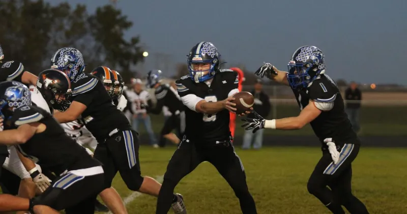 Hershey football defeats Chase County at home Friday night