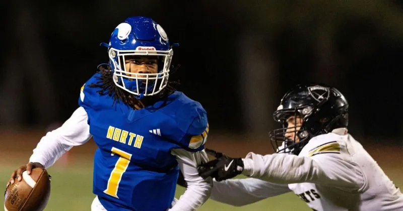 A former Husker's son is making noise at Omaha North - and college coaches are watching