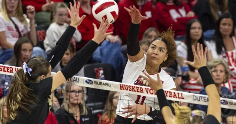 'Out of rhythm': No. 1 Nebraska loses a set - but not its stride - in win over Purdue