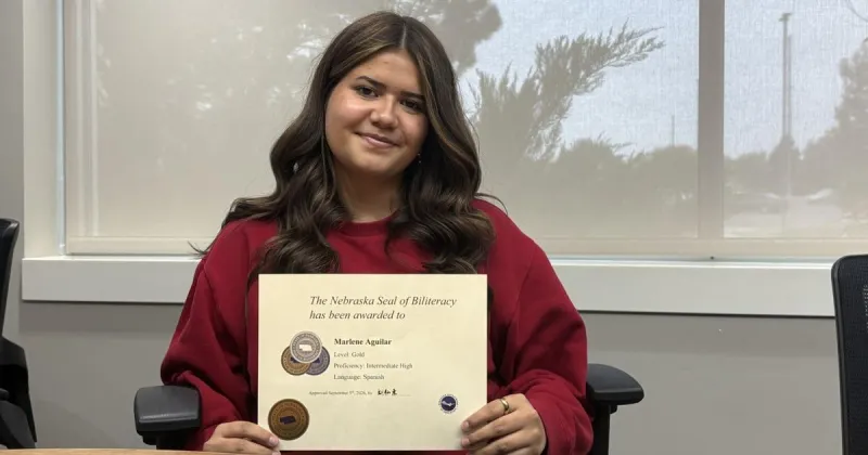 Gering grad turns everyday Spanish skills into a first for her school