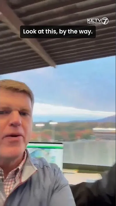 Big Red Football after dark in Eugene, Oregon (Video)