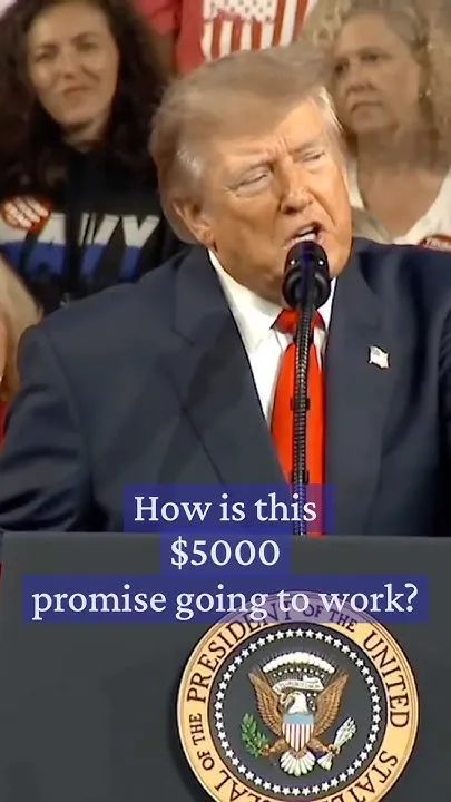 President Trump's $5000 Promise QUESTIONED by both Parties #news (Video)