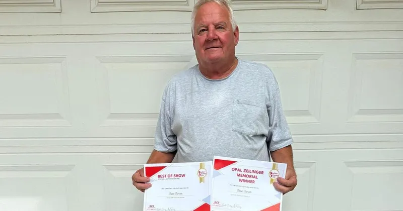 Steve Samek honored for woodworking at Butler County Fair