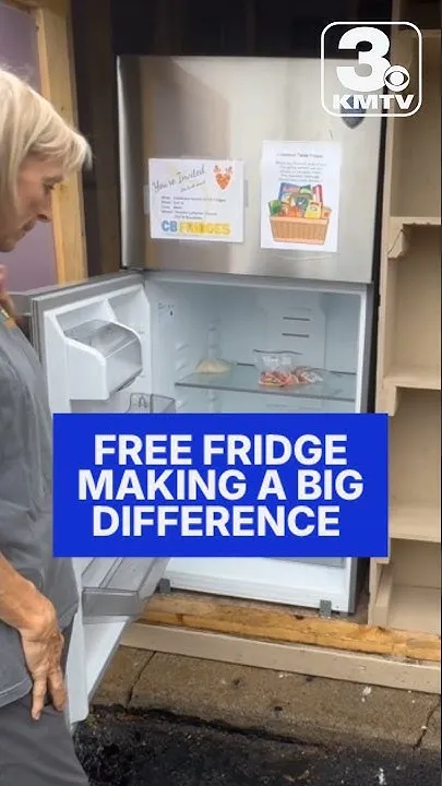 A Council Bluffs community fridge program fights hunger - but needs more donors (Video)