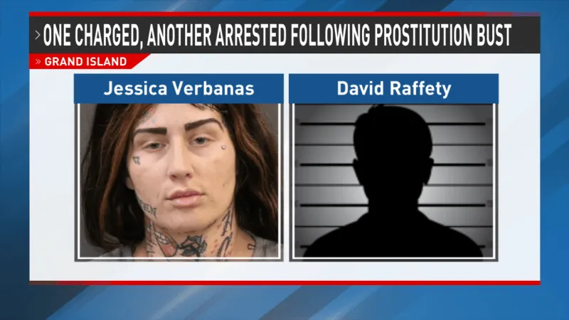 One charged, another arrested following prostitution bust in Grand Island