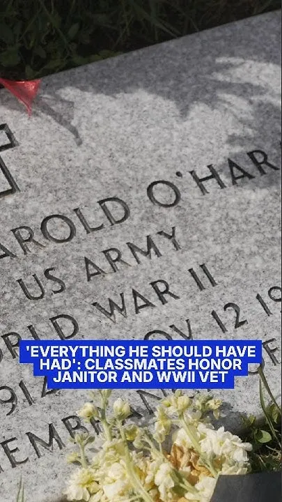 'Everything he should have had': Classmates honor former janitor and WWII veteran (Video)
