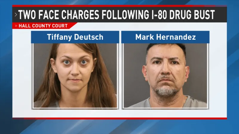 Two face drug charges following I-80 traffic stop near Wood River