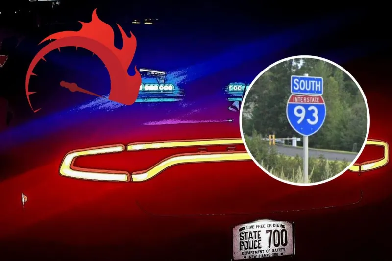 NH State Police Trooper Clocks 2 Drivers at Over 100 MPH on I-93
