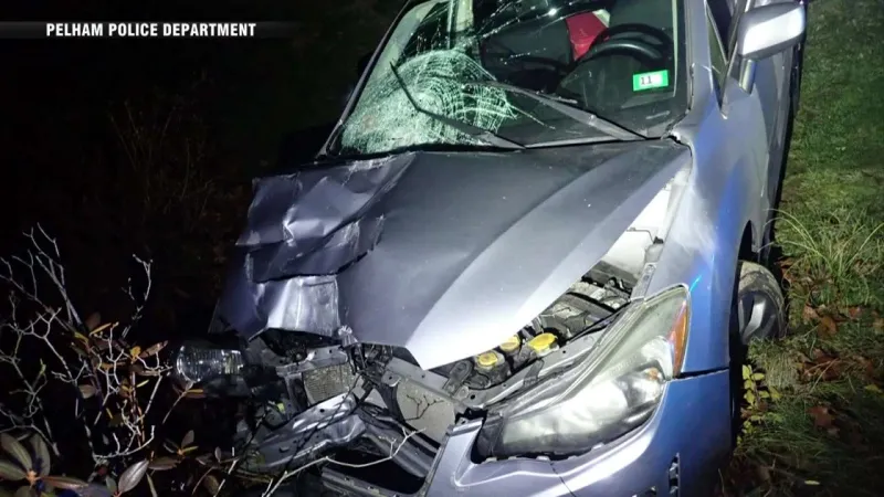 Man charged with DUI after crashing car in Pelham, N.H.