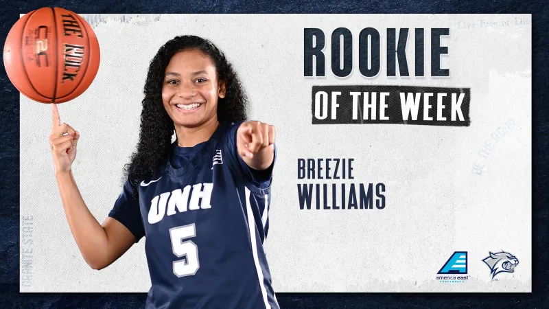 Williams Named America East Rookie of the Week