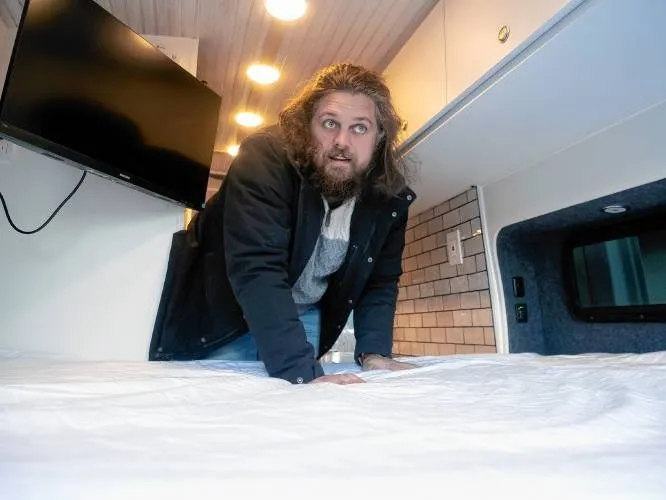 Concord man converts vehicle into rentable 'glamping' space for beginner RV campers