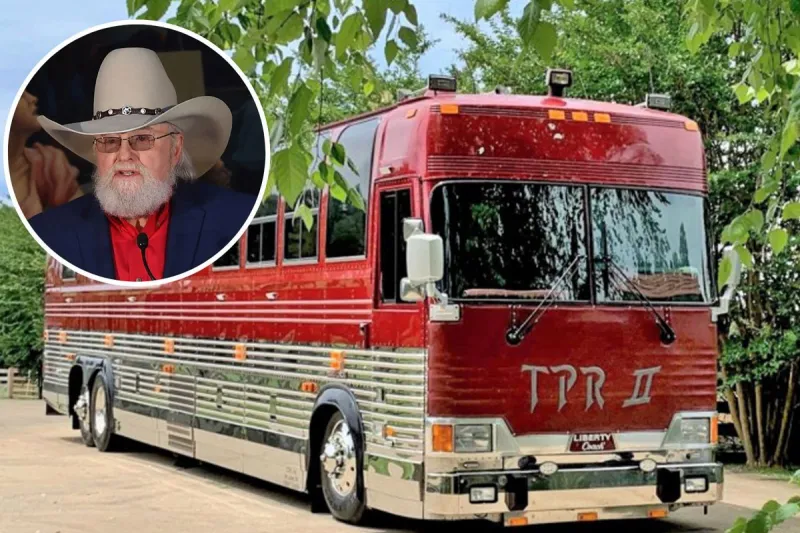 Charlie Daniels' Stunning Custom-Built Tour Bus Sells for $200,000 - See Inside! [Pictures]