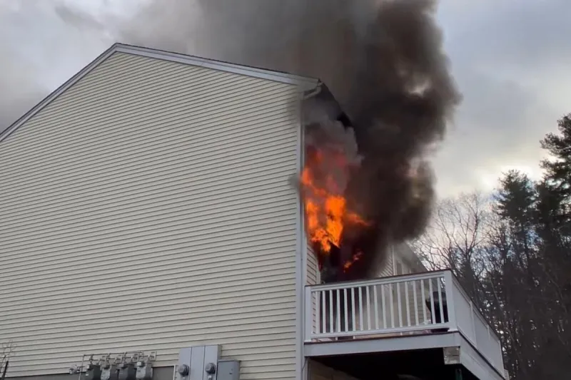 Plaistow, NH Condo Damaged by High Heat, Heavy Fire