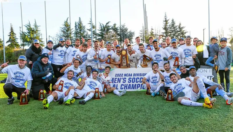 Franklin Pierce men's soccer wins national title