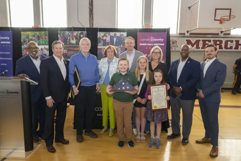 Town Hall meeting honored local veteran