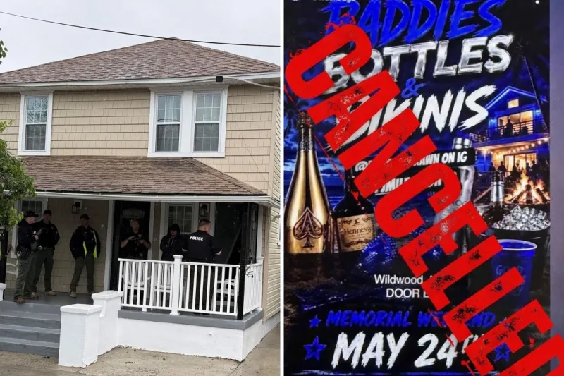 Wildwood police shut down Memorial Day weekend pop-up party