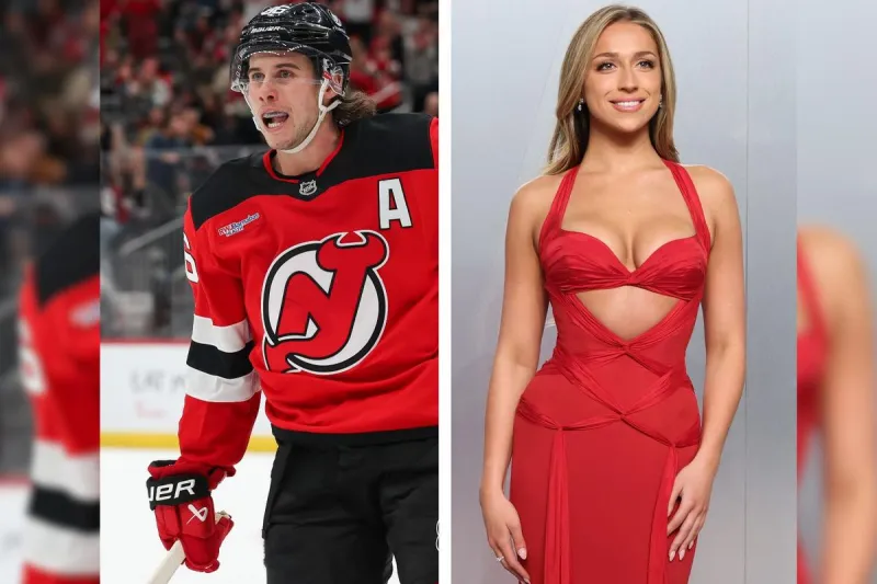 Devils star Jack Hughes and Tate McRae seen at packed NJ bar