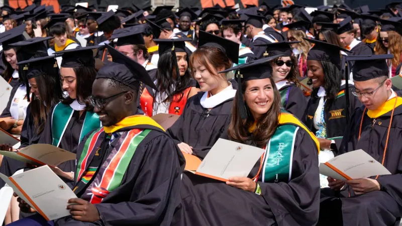 As Princeton celebrates its largest graduating class, Eisgruber calls for 'civic and personal courage'