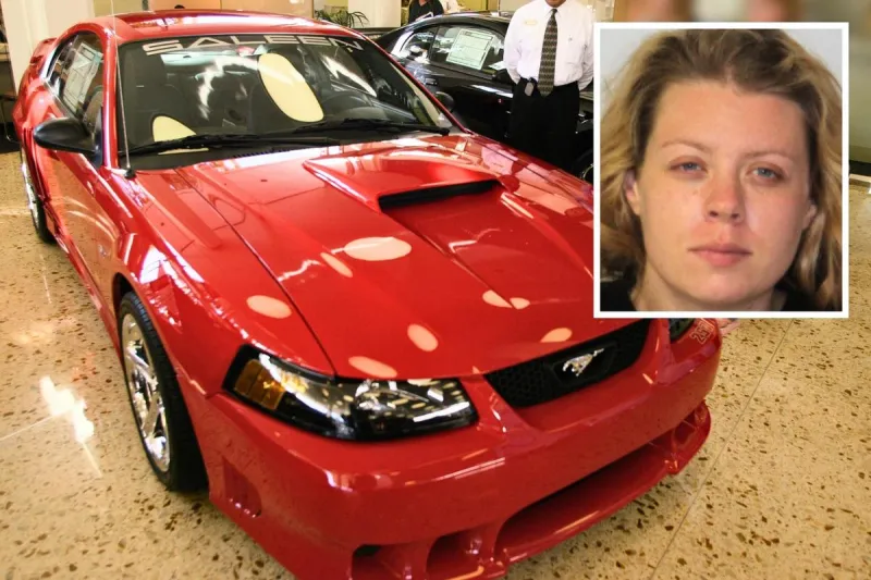Woman violates restraining order to set car on fire, cops say