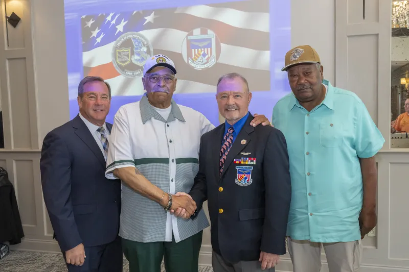 Commissioners, Veterans Affairs hosted POW and Vietnam War veteran David Drummond